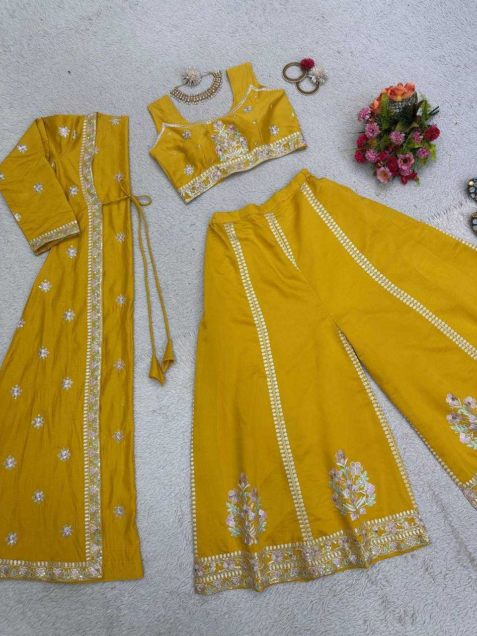 YNF MASLIN RIN169 5706 SUITS & DRESSES WHOLESALE INDO WESTERN DRESSES MANUFACTURER    